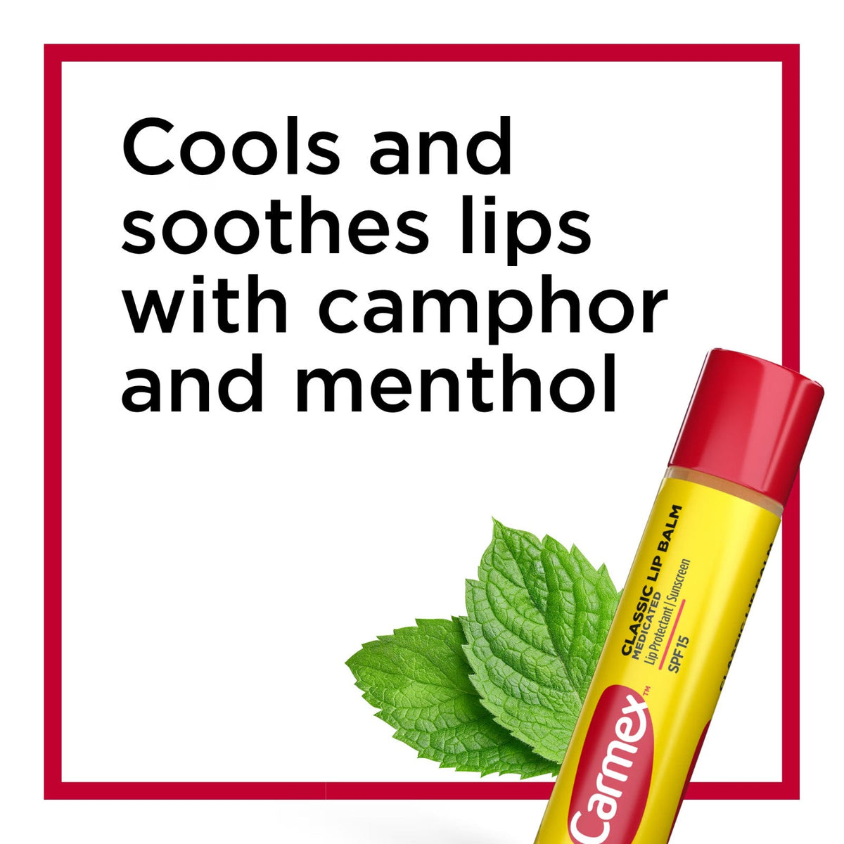 Carmex Classic Medicated Lip Balm Stick, 0.15 oz (3-Pack)