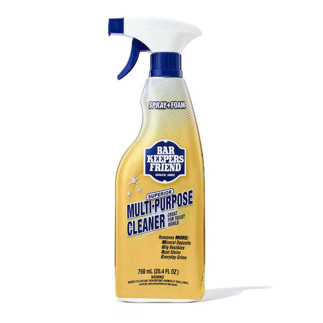 Bar Keepers Friend More Spray + Foam All-Purpose Cleaner, 25.4 oz